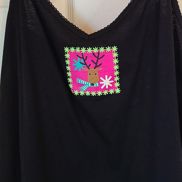 (570) Kim Roger's Woman's Intimates, Size: 2X Color: Black - Picture 3 of 13